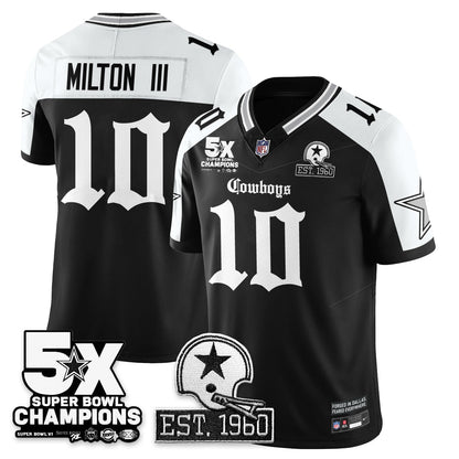 DAL 'Gothic 5-Time Champions Edition' Vapor Limited Jersey - All Stitched