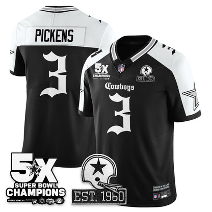 DAL 'Gothic 5-Time Champions Edition' Vapor Limited Jersey - All Stitched