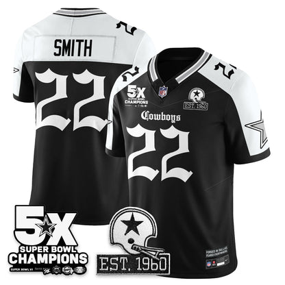 DAL 'Gothic 5-Time Champions Edition' Vapor Limited Jersey - All Stitched
