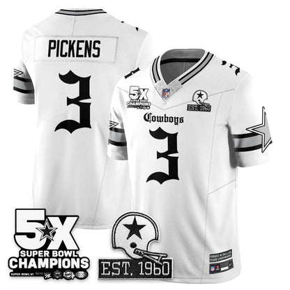 DAL 'Gothic 5-Time Champions Edition' Vapor Limited Jersey - All Stitched