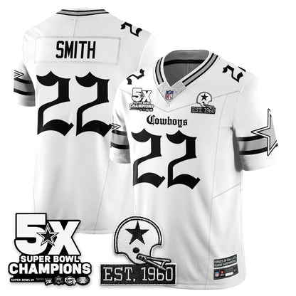DAL 'Gothic 5-Time Champions Edition' Vapor Limited Jersey - All Stitched