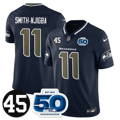SEA Vapor Limited Jersey - Honor Kenny Easley - All Stitched