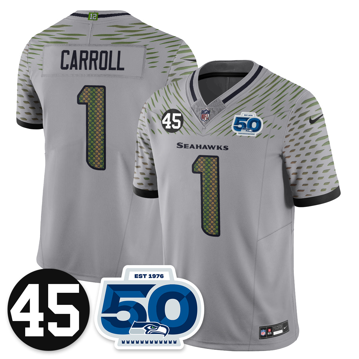 SEA Vapor Limited Jersey - Honor Kenny Easley - All Stitched