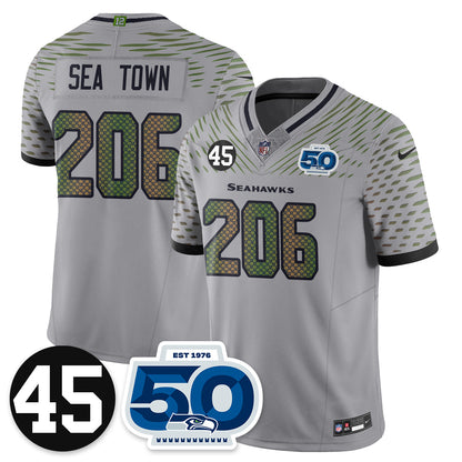 SEA Vapor Limited Jersey - Honor Kenny Easley - All Stitched