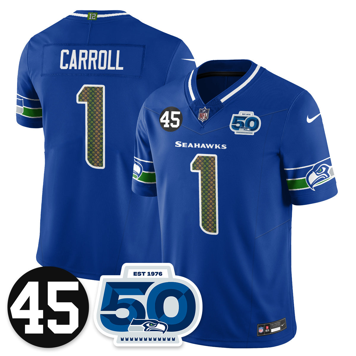 SEA Vapor Limited Jersey - Honor Kenny Easley - All Stitched