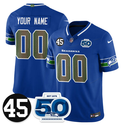 SEA Vapor Limited Jersey - Honor Kenny Easley - All Stitched