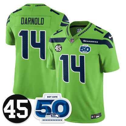 SEA Vapor Limited Jersey - Honor Kenny Easley - All Stitched