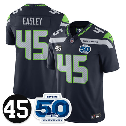 SEA Vapor Limited Jersey - Honor Kenny Easley - All Stitched