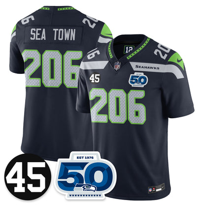SEA Vapor Limited Jersey - Honor Kenny Easley - All Stitched