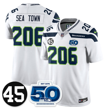 SEA Vapor Limited Jersey - Honor Kenny Easley - All Stitched