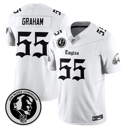 PHI Gothic Vapor Limited Jersey - John Madden Patch - All Stitched