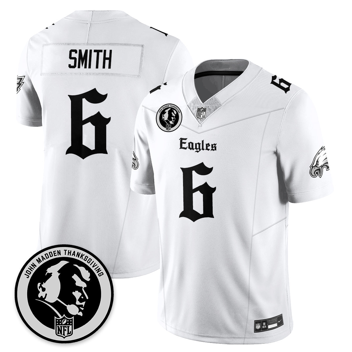 PHI Gothic Vapor Limited Jersey - John Madden Patch - All Stitched