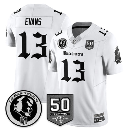 TB Gothic Vapor Limited Jersey - John Madden Patch - All Stitched