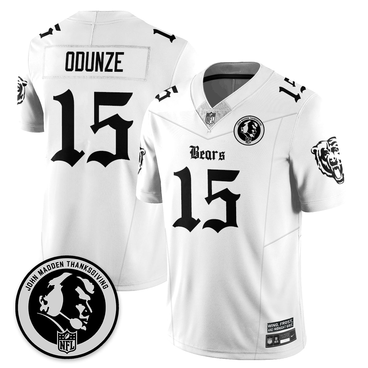 CHI Gothic Vapor Limited Jersey - John Madden Patch - All Stitched