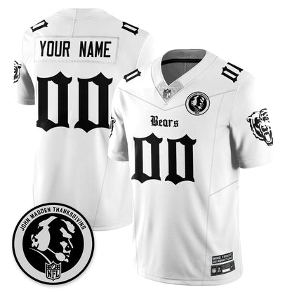 Custom CHI Gothic Vapor Limited Jersey - John Madden Patch - All Stitched
