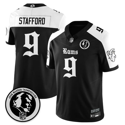 LAR Gothic Vapor Limited Jersey - John Madden Patch - All Stitched