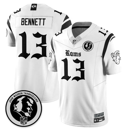 LAR Gothic Vapor Limited Jersey - John Madden Patch - All Stitched