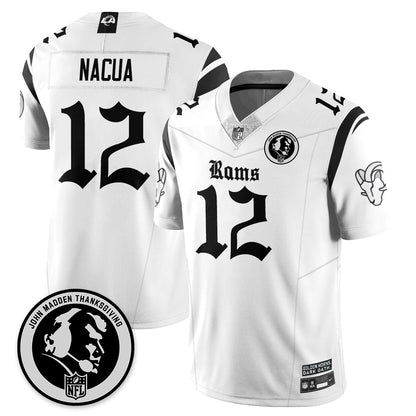 LAR Gothic Vapor Limited Jersey - John Madden Patch - All Stitched