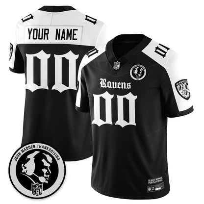 BAL Gothic Vapor Limited Custom Jersey - John Madden Patch - All Stitched