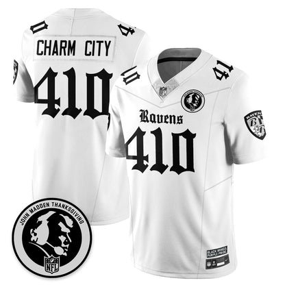 BAL Gothic Vapor Limited Jersey - John Madden Patch - All Stitched