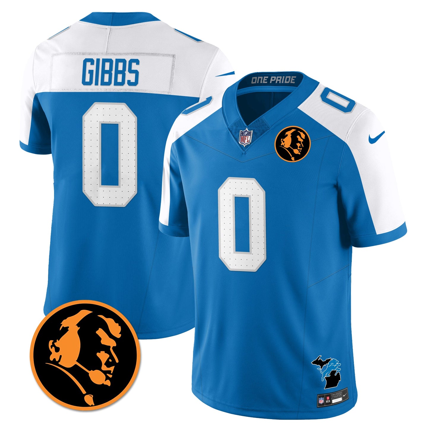 DET Vapor Limited Jersey - John Madden Patch - All Stitched