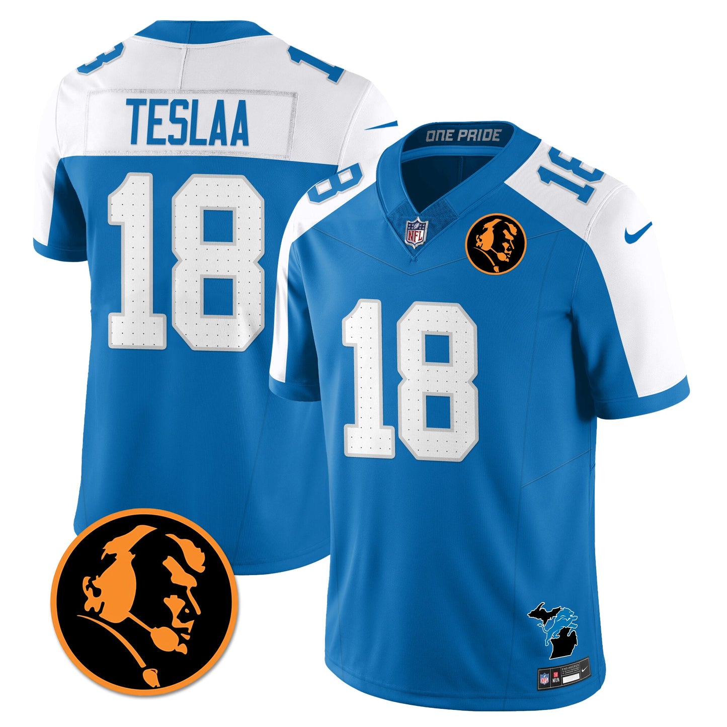 DET Vapor Limited Jersey - John Madden Patch - All Stitched