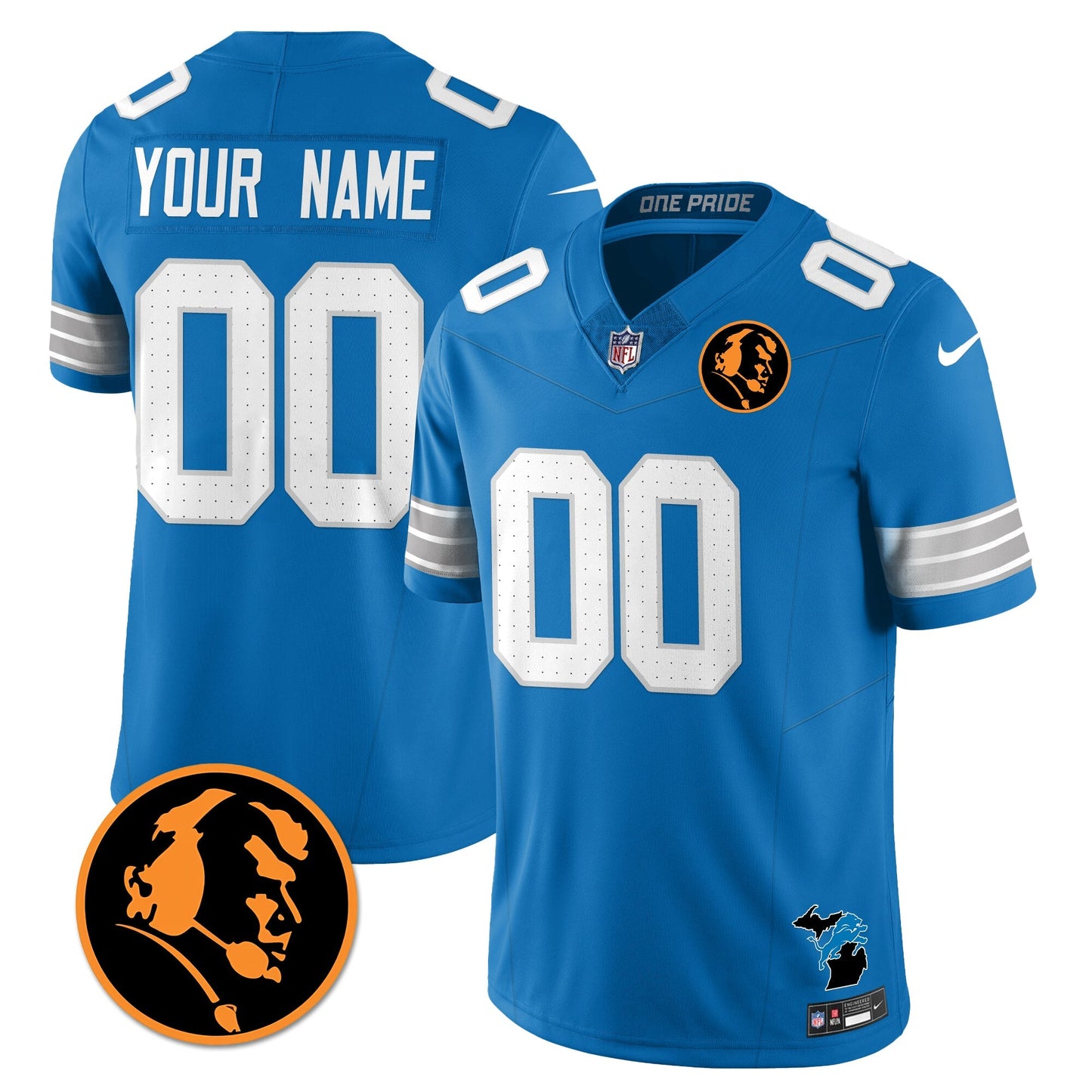 DET Vapor Limited Jersey - John Madden Patch - All Stitched