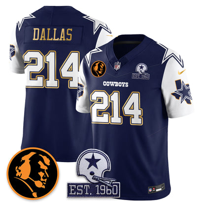 DAL Vapor Limited Gold Jersey - John Madden Patch - All Stitched