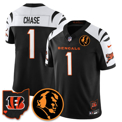 CIN Vapor Limited Jersey - John Madđen Patch - All Stitched