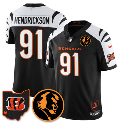 CIN Vapor Limited Jersey - John Madđen Patch - All Stitched