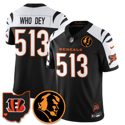 CIN Vapor Limited Jersey - John Madden Patch - All Stitched