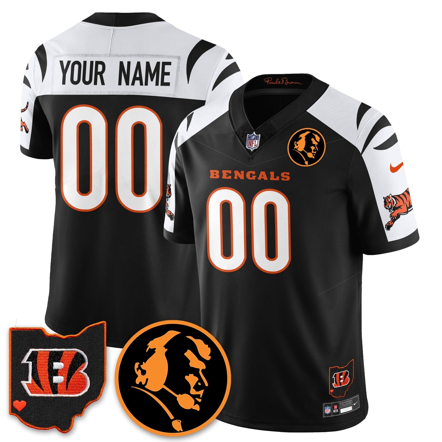 CIN Vapor Limited Jersey - John Madden Patch - All Stitched