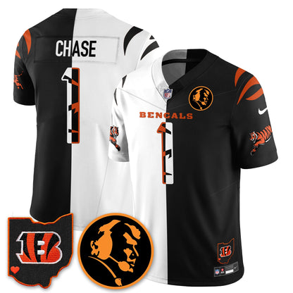 CIN Vapor Limited Jersey - John Madđen Patch - All Stitched