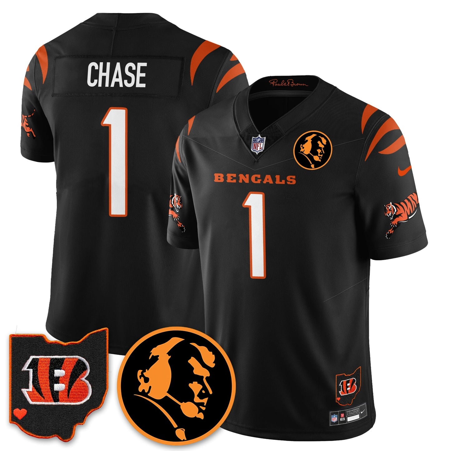 CIN Vapor Limited Jersey - John Madden Patch - All Stitched