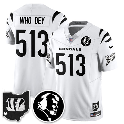 CIN Vapor Limited Jersey - John Madđen Patch - All Stitched