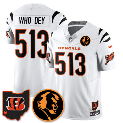 CIN Vapor Limited Jersey - John Madđen Patch - All Stitched