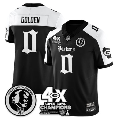 GB Gothic Vapor Limited Jersey - John Madden Patch - All Stitched