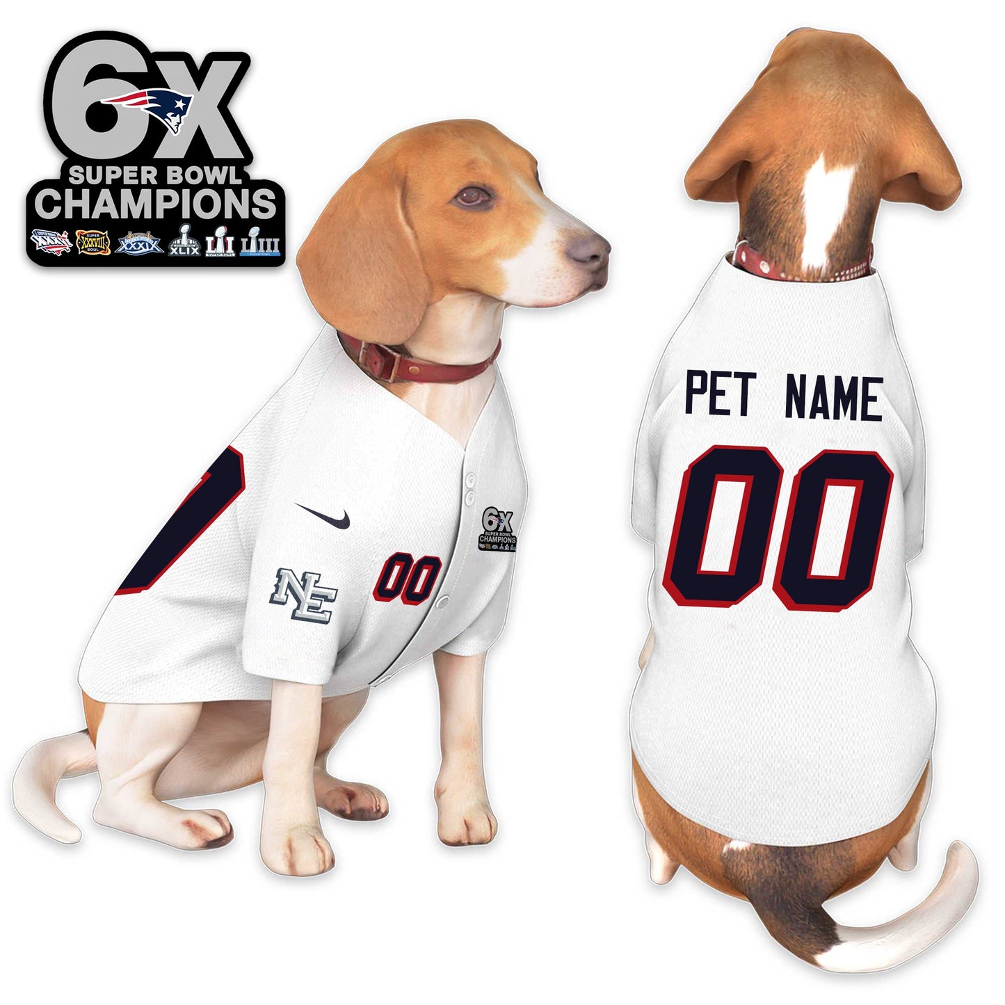 NE “Rivalries” Pet Coat