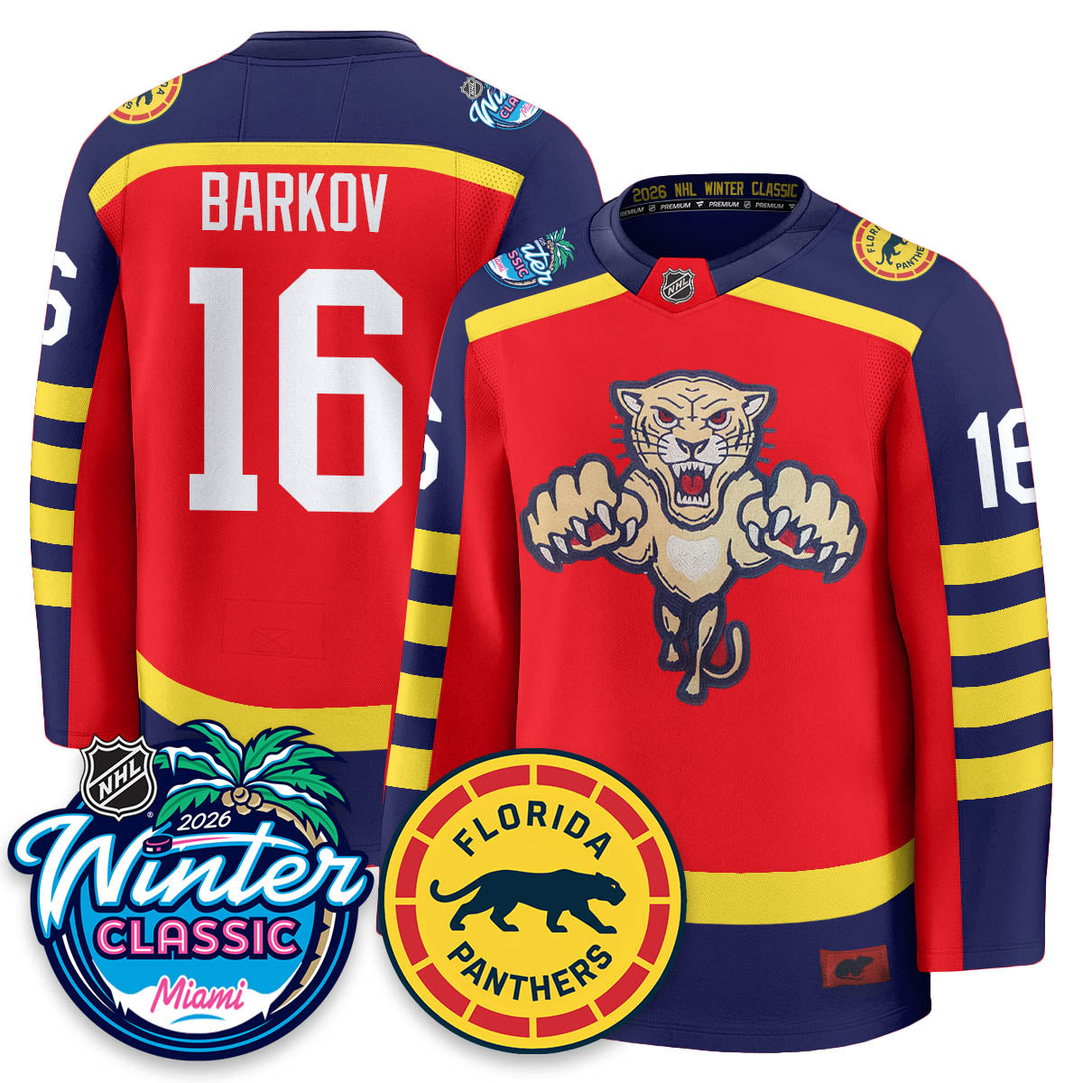 FLA Winter Classic Hockey Jersey - All Stitched
