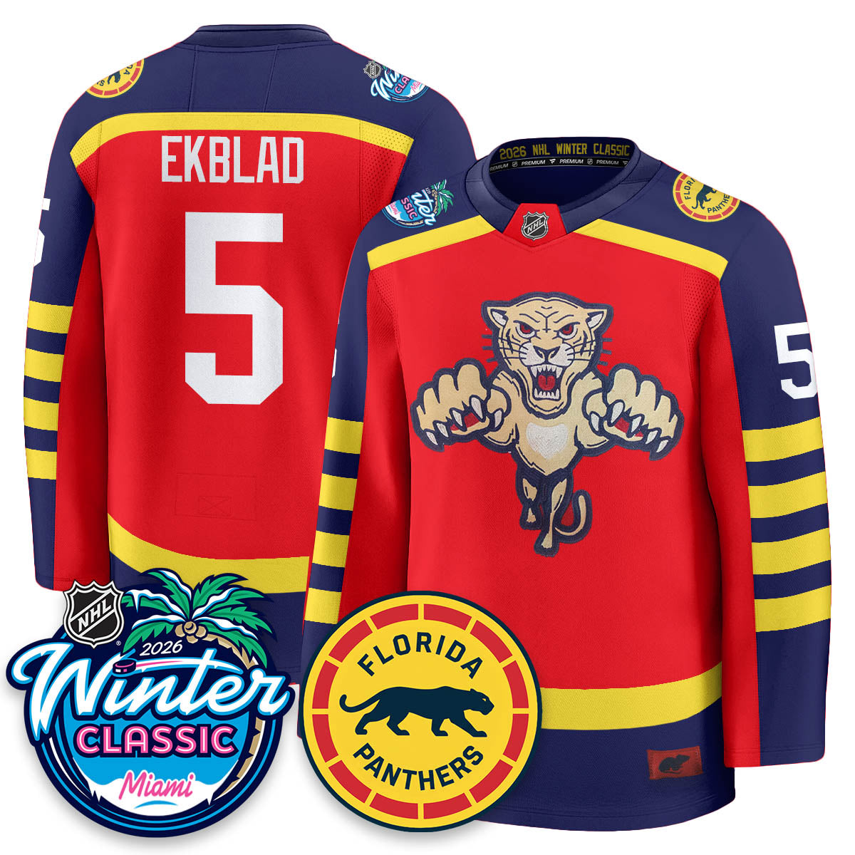 FLA Winter Classic Hockey Jersey - All Stitched