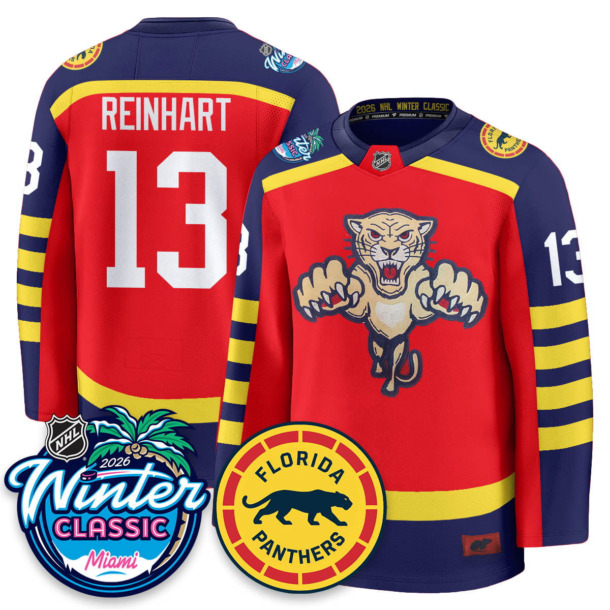 FLA Winter Classic Hockey Jersey - All Stitched