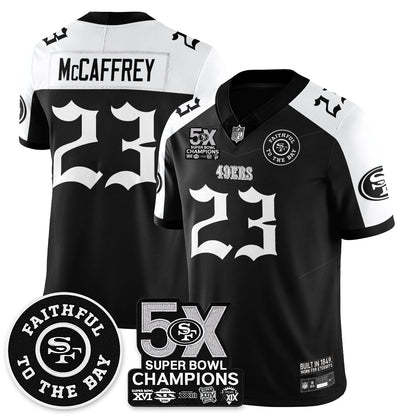 SF 5-Time Champions Gothic Vapor Limited Jersey - All Stitched