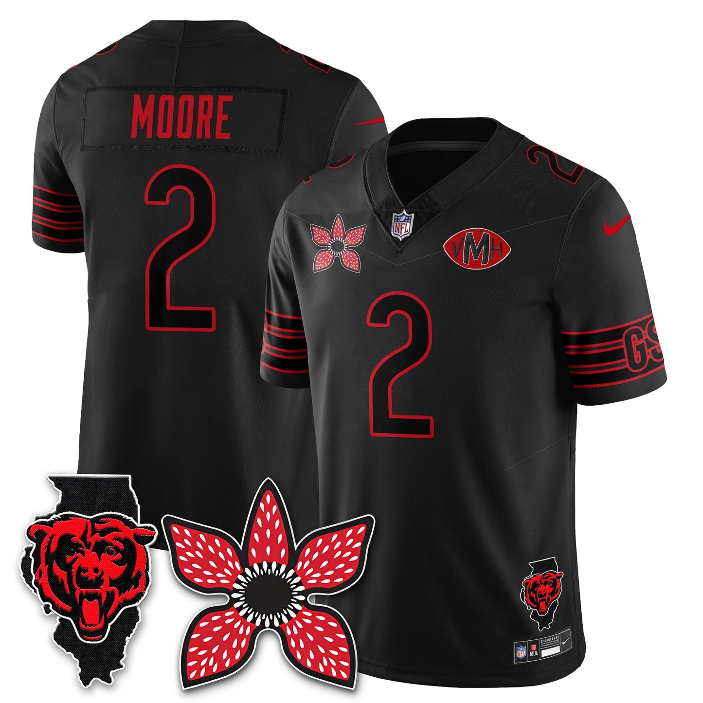 CHI 'Stranger Things Edition' Vapor Limited Jersey - All Stitched