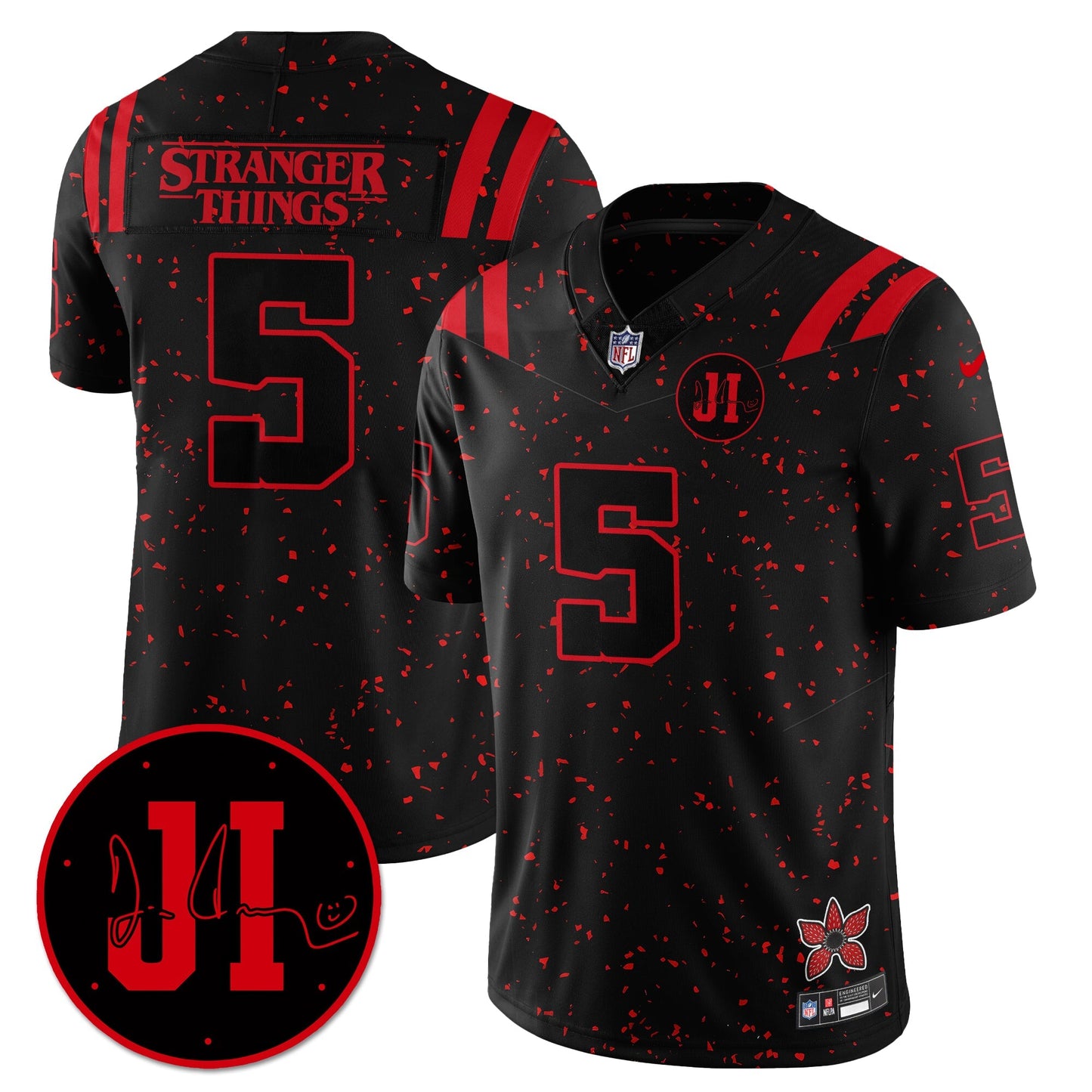 IND 'Stranger Things Edition' Vapor Limited Jersey - All Stitched