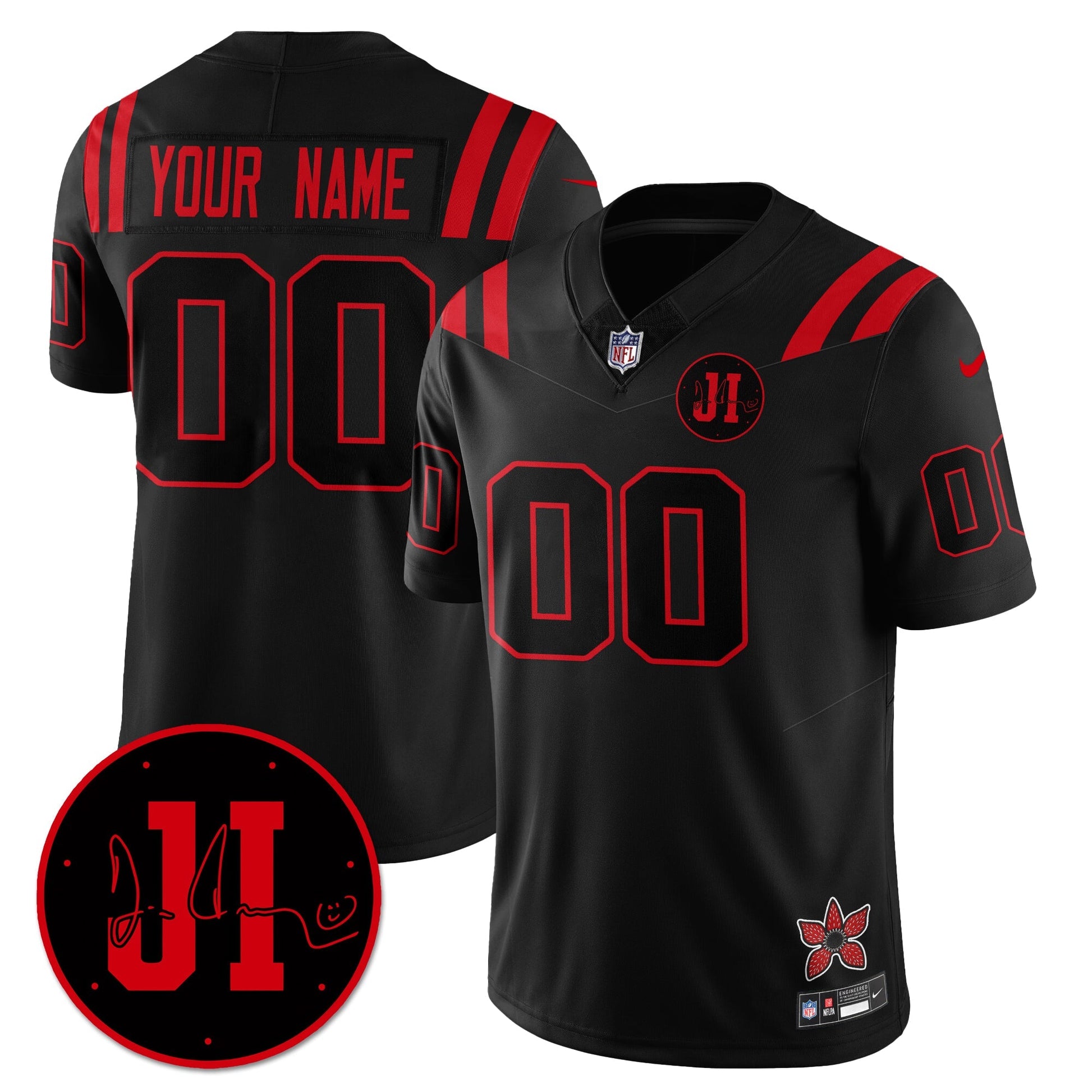 IND 'Stranger Things Edition' Vapor Limited Jersey - All Stitched