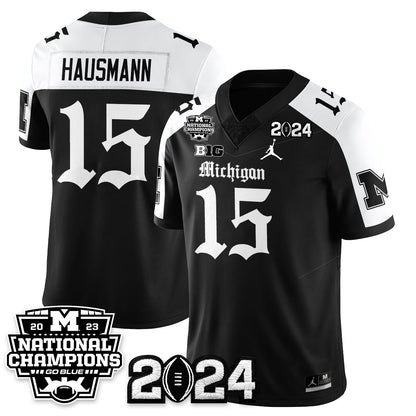 MICH Gothic 2023 National Champions Vapor Limited Football Jersey - All Stitched