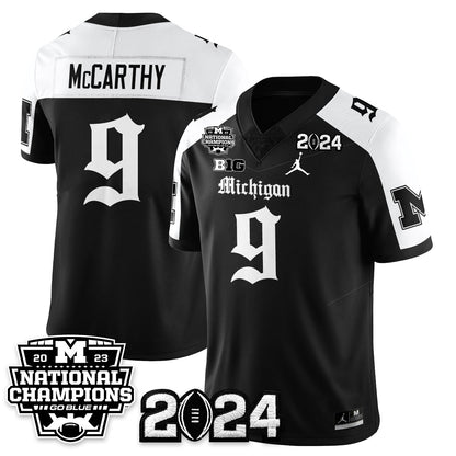 MICH Gothic 2023 National Champions Vapor Limited Football Jersey - All Stitched