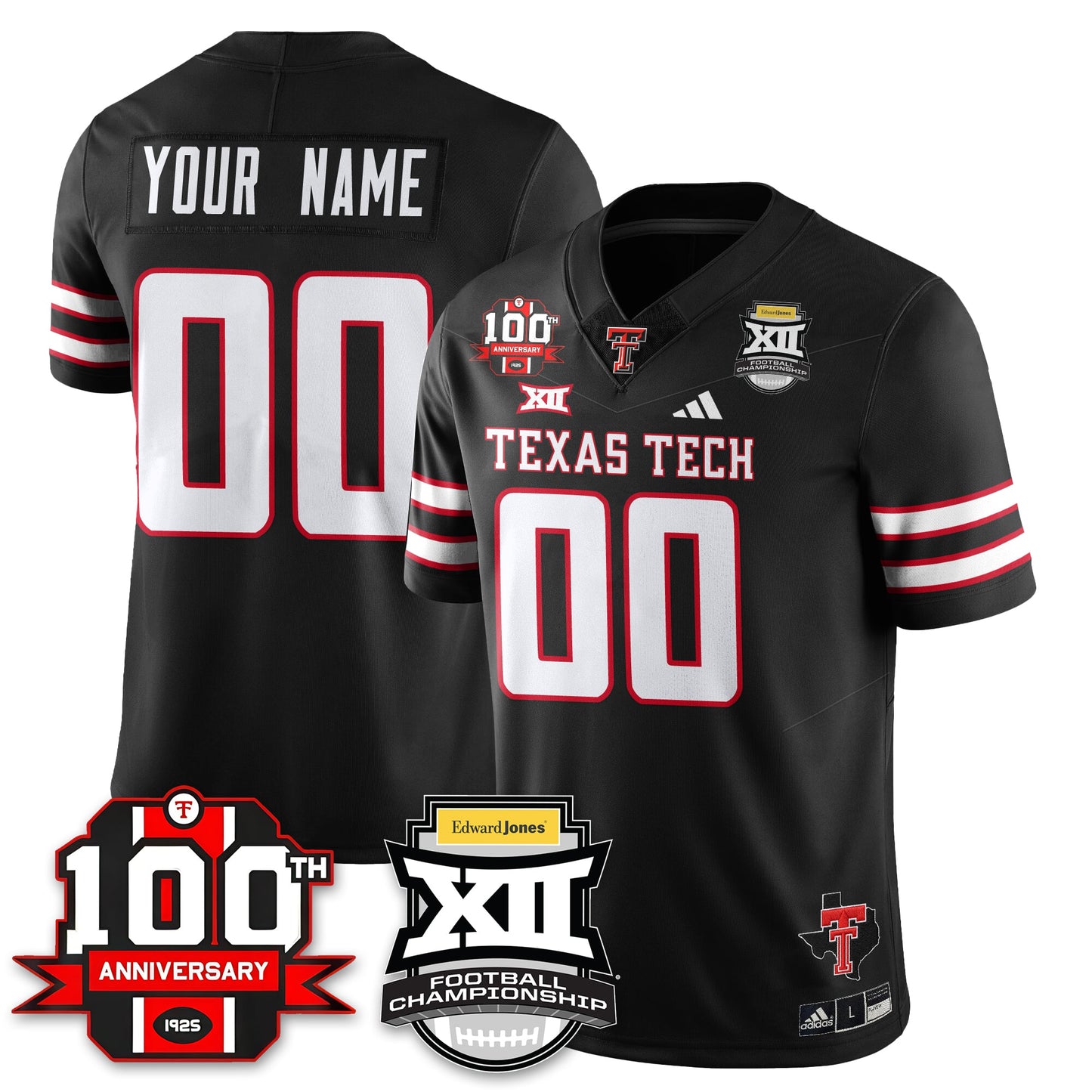 Custom TTRR Football Vapor Limited Jersey - Edward Jones Champions - Stitched