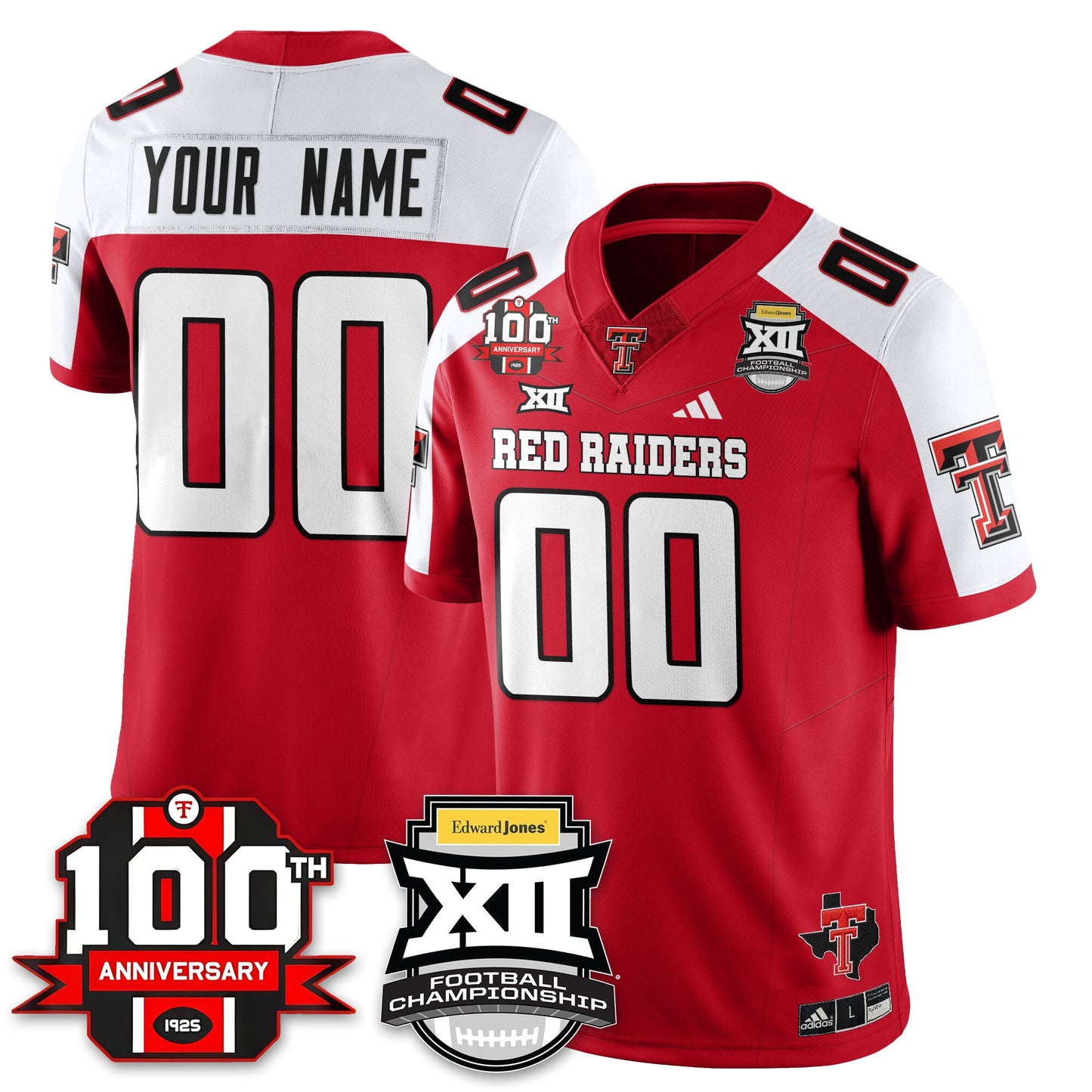 TTRR Football Vapor Limited Jersey - Edward Jones Champions - All Stitched