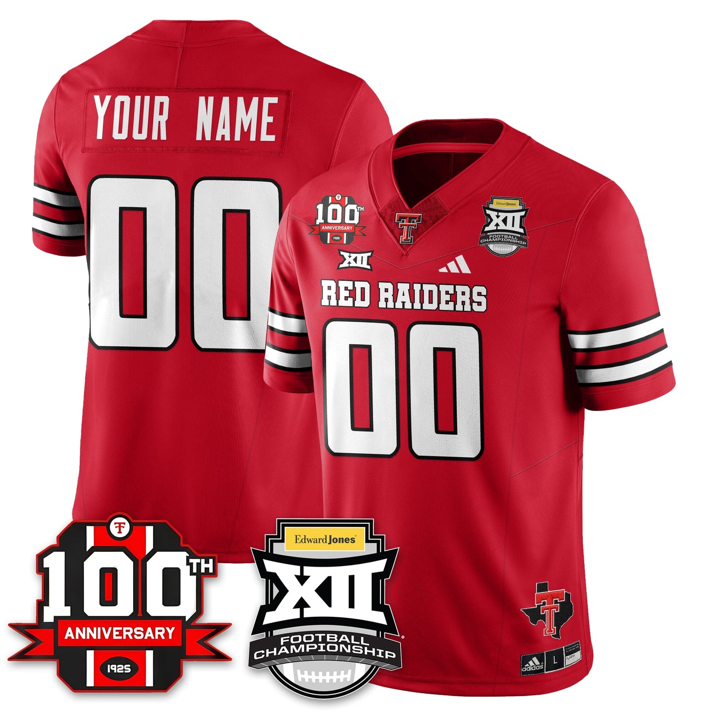 TTRR Football Vapor Limited Jersey - Edward Jones Champions - All Stitched